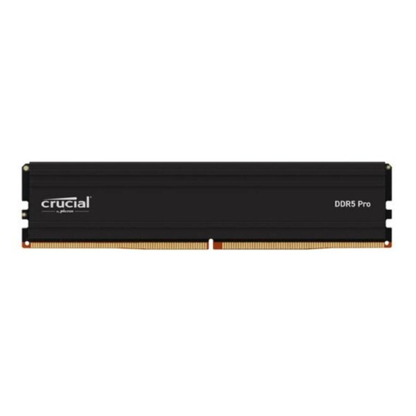 Crucial Pro 16GB (1x16GB) DDR5 UDIMM 6000MHz CL48 Black Heat Spreader Support Intel XMP AMD Ryzen Desktop PC Gaming Memory