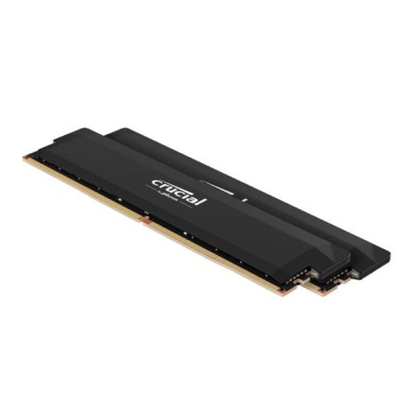 Crucial Pro 64GB (2x32GB) DDR5 UDIMM 6400MHz CL40 Black Heat Spreader Support Intel XMP AMD Ryzen Desktop PC Gaming Memory