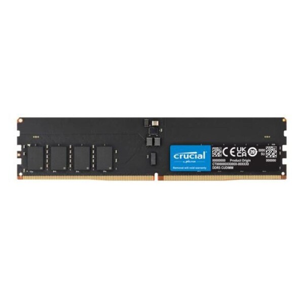Crucial 64GB (1x64GB) DDR5 CUDIMM 6400MHZ CL52 Desktop PC Memory for Intel Core Ultra Processors AI PC