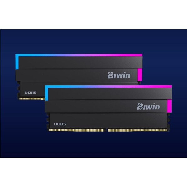 BIWIN DDR5 Memory DW100 DDR5 RGB Memory 6000mhz 32GB (16GB*2) CL30-38-38-76 1.35V BLACK B5DW100326030ER2G-CB001