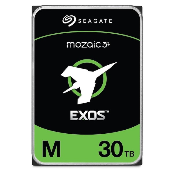Seagate Exos M 30TB, Enterprise Internal Hard Drive HDD 3.5', 6GB/s, SATA 7200RPM, 512MB, 5YR WTY