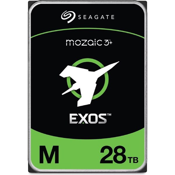 Seagate Exos M 28TB, Enterprise Internal Hard Drive HDD 3.5', 6GB/s, SATA 7200RPM, 512MB, 5YR WTY
