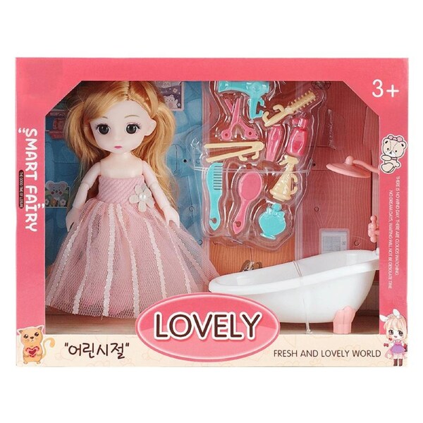Lovely Smart Fairy Collectible Doll Set – Adorable Mini Doll with Accessories, Perfect Gift for Kids
