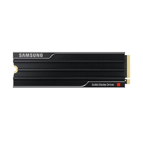 Samsung 9100 PRO 2TB PCIe Gen5 NVMe SSD Heatsink 14700MB/s 13400MB/s R/W 1850K/2600K IOPS 1200TBW 1.5M hrs V-NAND TLC AES 256-bit Encryption 5yr wty