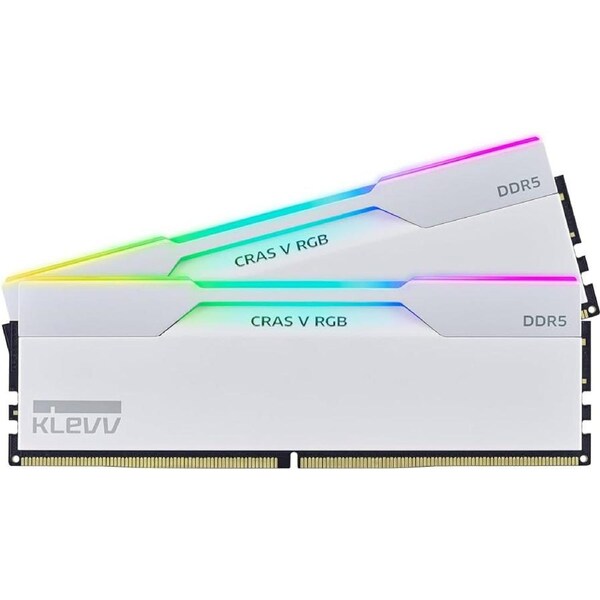 64GB KIT (6400MHz) KLEVV CRAS V GAMING MEMORY WHITE/RGB