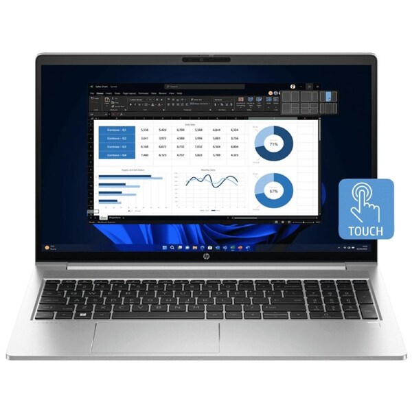 HP ProBook 450 G10 - I5-1334U/16GB/512GB SSD/15.6" FHD TOUCH/WIN11PRO/1YR/LTE - 9E977PT