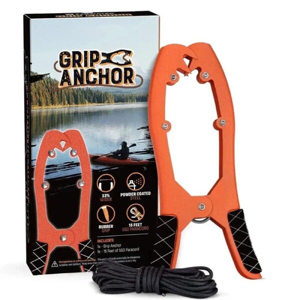 Kayak Anchor Gripper With Large Clamping Mouth