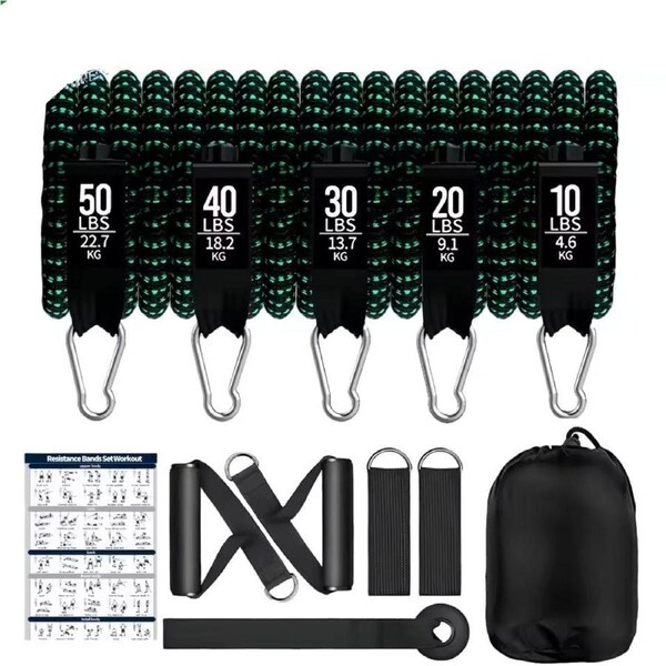 Resistance Bands Strength Training Set (12Pcs)