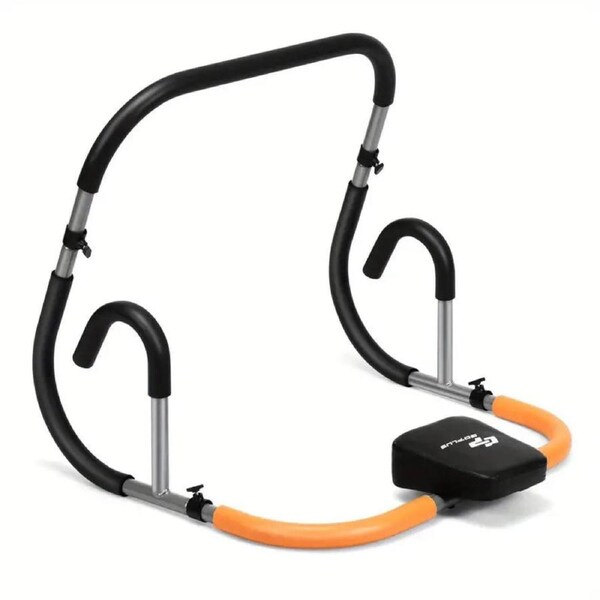 Portable Ab Cruncher Machine - Core Strength Workout Equipment(Black)