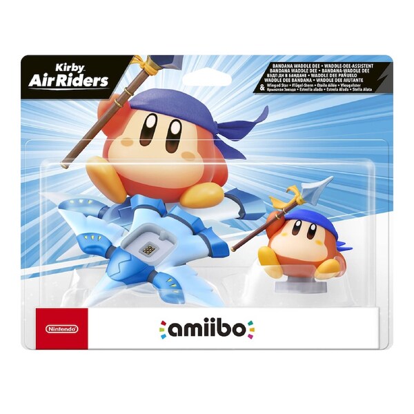 Nintendo Bandana Waddle Dee and Winged Star Amiibo (Kirby Air Riders)
