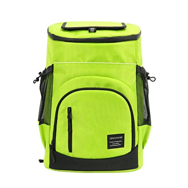 Insulated Cooler Backpack For Travel And Beach (Green)