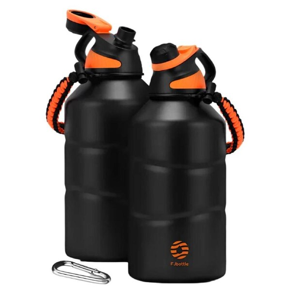 Stainless Steel Thermos Bottle Vacuum Flask (Black)