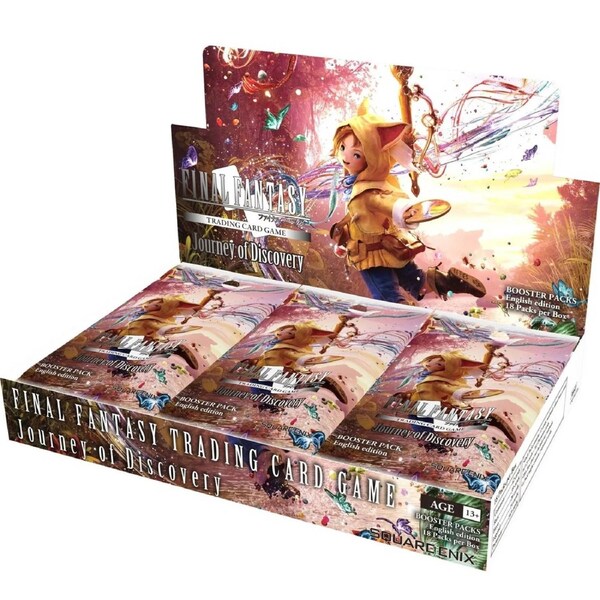 Final Fantasy Trading Card Game XXVIII Journey of Discovery 18 Boosters Box Display Sealed