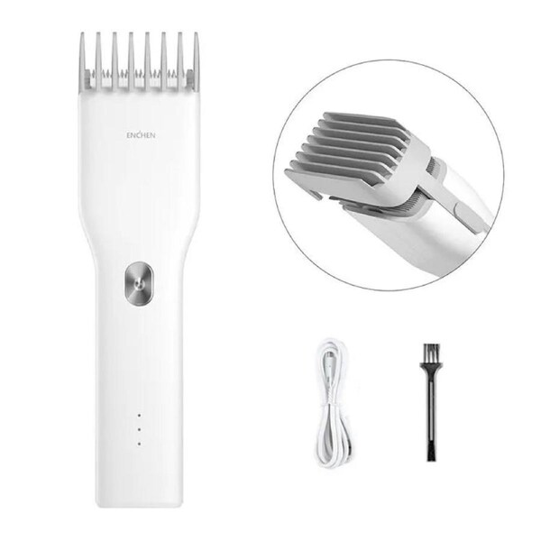 Boost Professional Cordless Hair Clipper Fast Type C Charging White