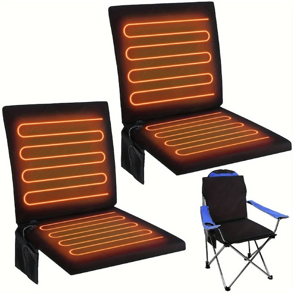 Portable Heated Foldable Seat Cushion with USB Power