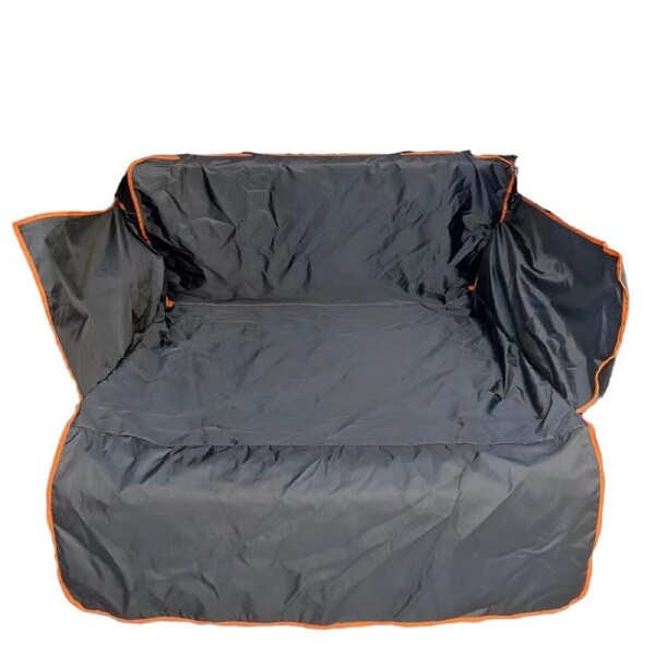 SUV Cargo Liner Waterproof Trunk Seat Cover for Back Cargo Area Black