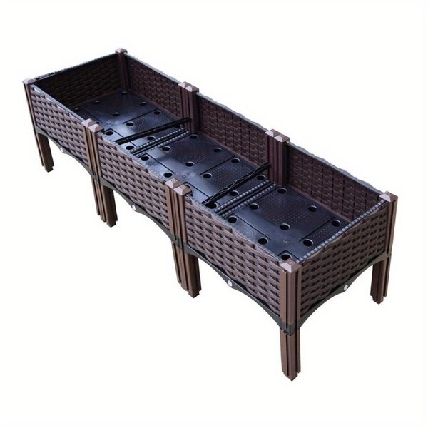 Raised Garden Bed Planter Box for Herbs & Vegetables