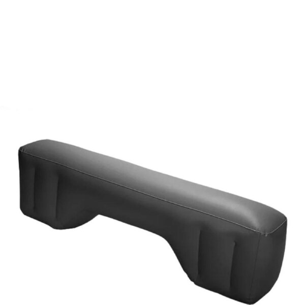 Car Travel Inflatable Bed Back Seat Air Mattress with Safety Block Black