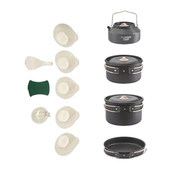 Outdoor Camping Cookware Set (12 pcs)