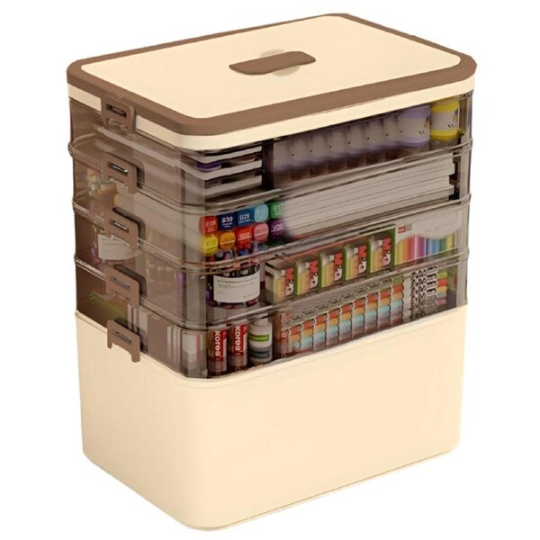 5-Layer Craft & Sewing Tool Storage Box
