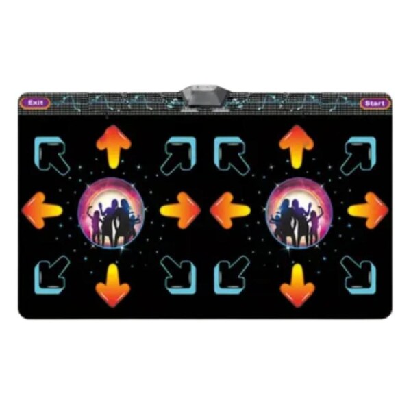 2-Player Dance Mat Game with Motion Sensor