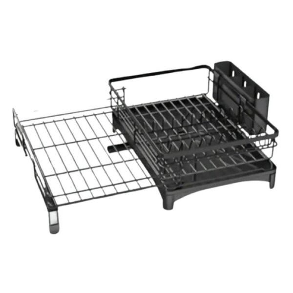 Dish Drying Expandable Rack with Cutlery Holder