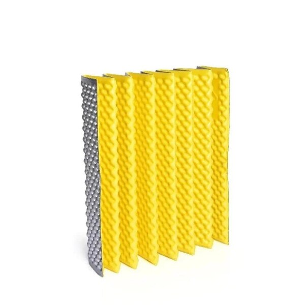 Waterproof Foldable Camping Mat with Aluminum Film Portable Foam Yellow