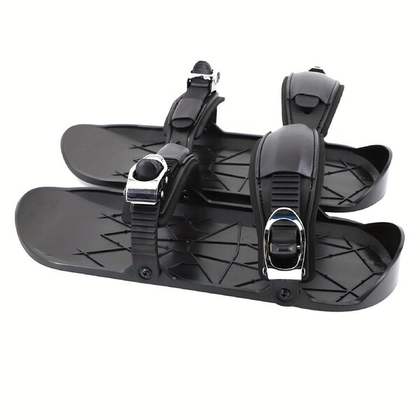 Mini Snow Skates Adjustable Ski Sled Boots