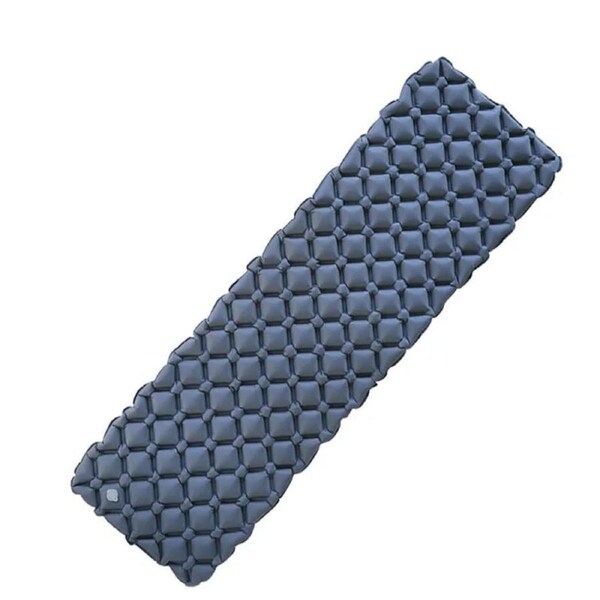 Ultralight Inflatable Camping Sleeping Pad Portable Air Mattress Navy Blue