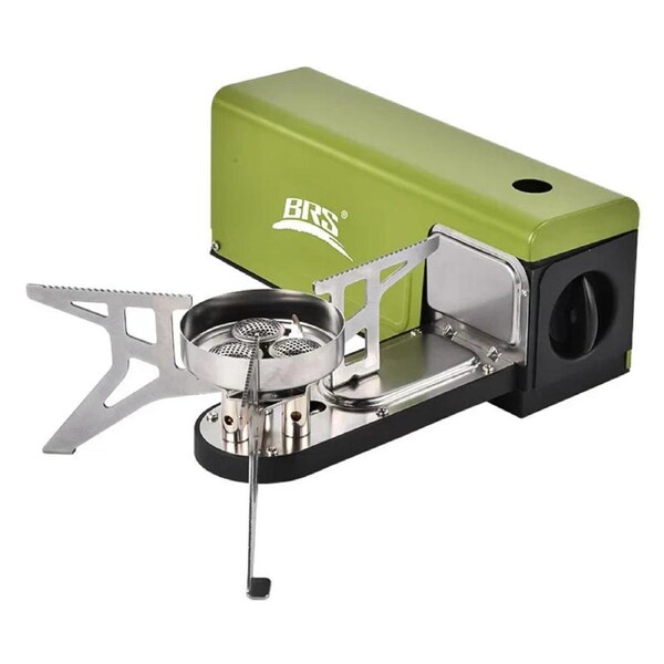 3800W Portable Folding Camping Gas Stove Butane Cassette Green