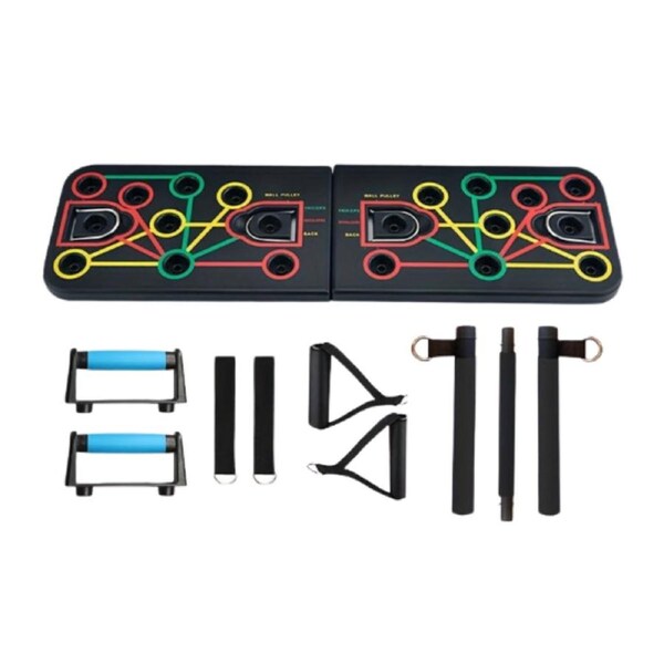 Push-Up Board Set with Resistance Bands