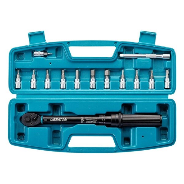 14-Piece Bike Torque Wrench Set Blue