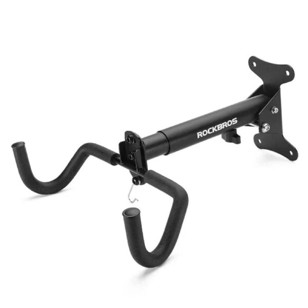 Wall Mount Bike Rack Heavy-Duty Carbon Steel Bicycle Holder Black