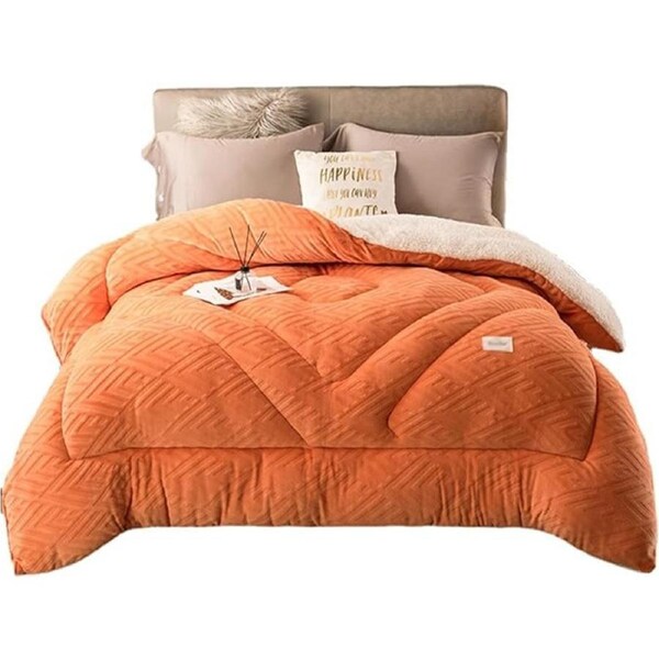 Industrial Flocked Lamb Quilt Super King