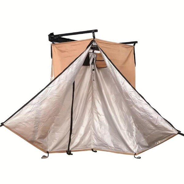 Portable Car Shower Tent Khaki Camping Changing Room