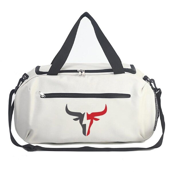 Oxford Duffel Bag Bull Logo Travel Gym