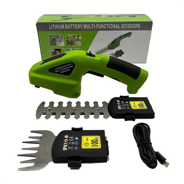 2-in-1 Rechargeable Handheld Hedge Trimmer Shears