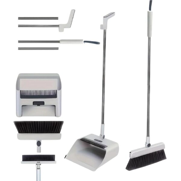 3-in-1 Home Cleaning Kit Broom Dustpan Brush