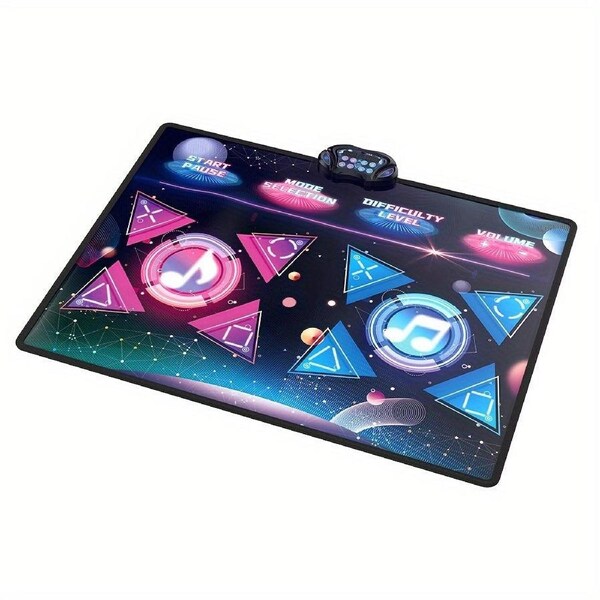 Double Dance Mat Music Light Exercise Toy