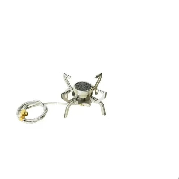 Infrared Mini Camping Stove Folding Split Burner Silver
