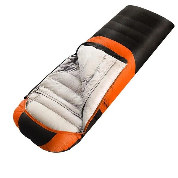 USB Heated Sleeping Bag 3-Stage Thermal Pad Orange