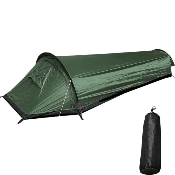 Ultralight Single-Person Camping Tent Green