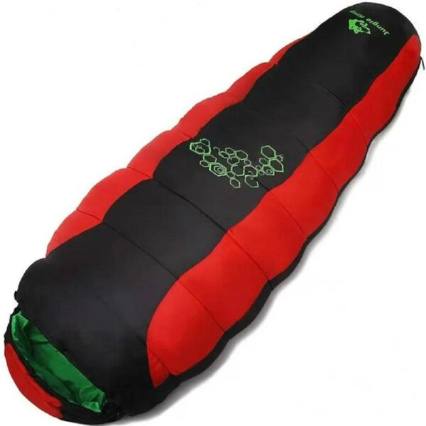 Thickened Four-Hole Cotton Sleeping Bag Red