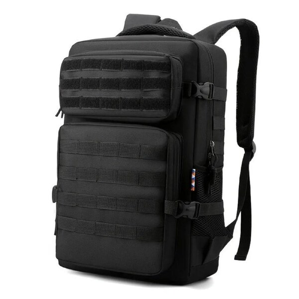 Tactical Backpack Multi-Layer Camping Black