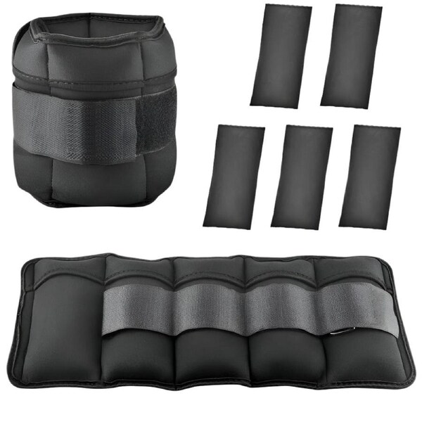 Ankle Adjustable Wrist Weights Set (10lbs)