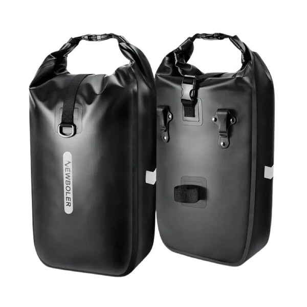 Bike Rear Rack Saddle Bags (2pcs)