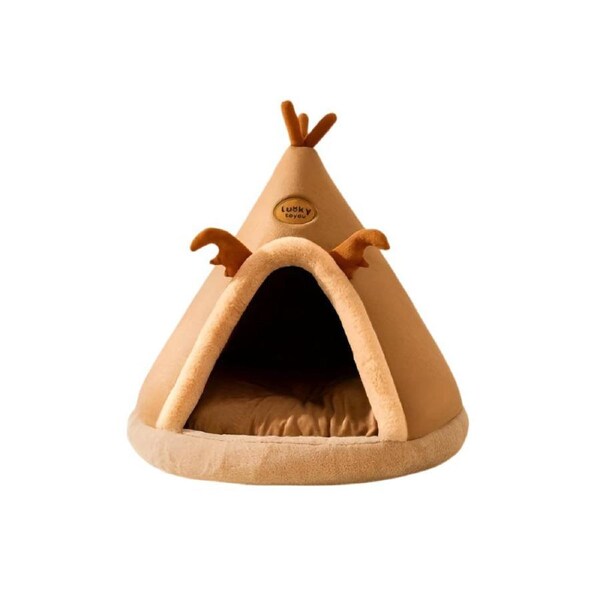 Cartoon Reindeer Pet Tent Dog Cat House