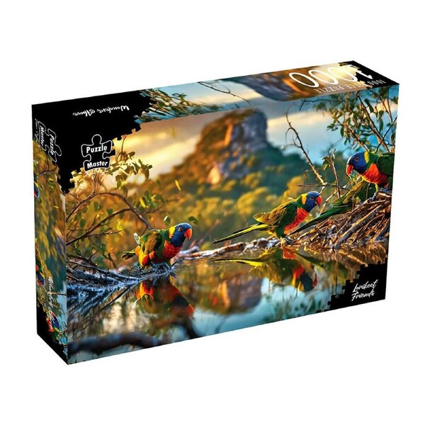 Puzzle Master Lorikeet Friends Jigsaw Puzzle 1000 Pieces (BMS019994)
