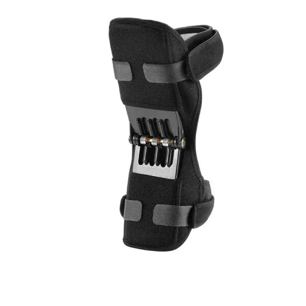 Spring-Loaded Knee Booster Support Pad Black