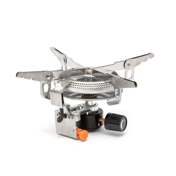 Ultralight Camping Gas Stove Head Silver